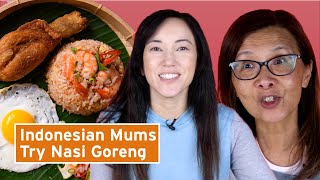 Indonesian Mums Try Other Indonesian Mums’ Nasi Goreng [upl. by Carena241]