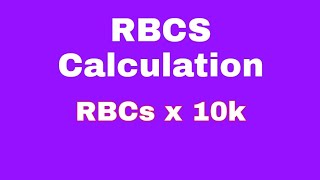 RBC Manual Count through Neubauer chamber and its calculation [upl. by Oswell]