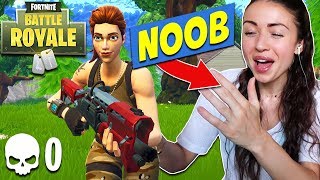 REACTING TO MY FIRST EVER FORTNITE GAME FUNNY [upl. by Richara]