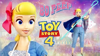 Toy Story 4 Bo Peep Disney Store Talking Action Figure Doll Review JCPenney Comparison [upl. by Nevada]