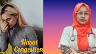 Nasal congestionSome home remedies and treatment of nasal congestionnasalcongestion stuffynose [upl. by Kcirddes215]