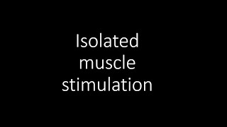 Can isolated muscle stimulation help [upl. by Viddah]