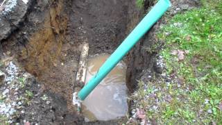 Part 2 Sewage job How a sewage pressure test is done [upl. by Anitaf]