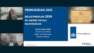 Webinar Prinsjesdag  Belastingplan 2024 [upl. by Vijnas]