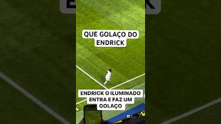 Endrick entra e faz um golaço Endrick futebol halamadrid [upl. by Nagear]