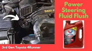 Power Steering Fluid Flush  3rd Gen Toyota 4Runner 19962002 [upl. by Laemsi]