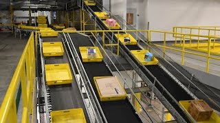 Cyber Monday at Amazons 1 million squarefoot fulfillment center in DuPont Wash [upl. by Boyd]