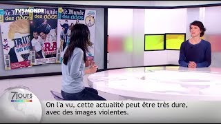 Juliette Salin Monde des ados invitée de quot7 jours sur la planètequot TV5 MONDE [upl. by Risa]