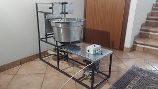 Realizzazione Impastatrice a spirale autocostruita con motore di lavatrice fai da te  DIY [upl. by Norraj]