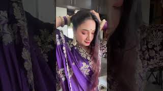 Wedding special hairstyle shots hairstyle sangeetasinghhairstyles [upl. by Nacul637]