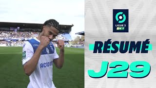 Résumé 29ème journée  Ligue 2 BKT  20232024 [upl. by Ahsienad]