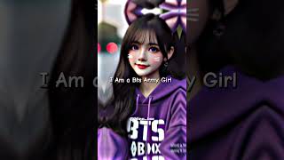 I am a Bts Army girl💯💜Bts Ot7 EditWhatsapp Status🎧btsarmy shorts btsarmyforever minatae [upl. by Anzovin]