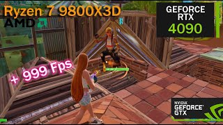 Fortnite  RTX 4090  9800X3D  Performance Mode 999  FPS Competitive Settings 1080p [upl. by Nahsad]