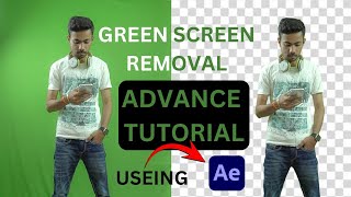 How to Remove Green Screen  Advance green screen tutorial  after effects tutorials [upl. by Ausoj]