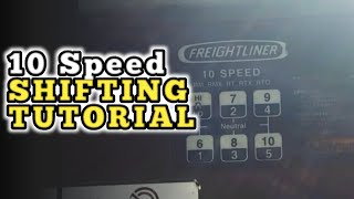 Shifting 10 speed without the clutch Big Truck [upl. by Tnilc486]