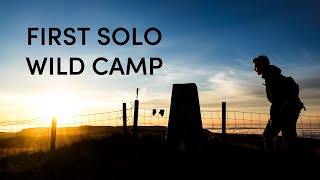 FIRST SOLO Wild Camp Hiking and Photography on the Highest Hill in Scotlands Campsie Fells [upl. by Sadonia]