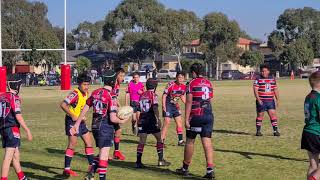 U12s Altona Roosters Vs Truganina Rabbitohs Round 7 2021 [upl. by Rawdin148]