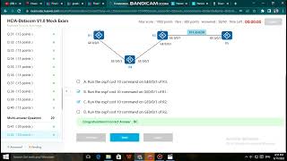 HCIADatacom V10 Mock Exam Answers 2022 [upl. by Gnuhp585]