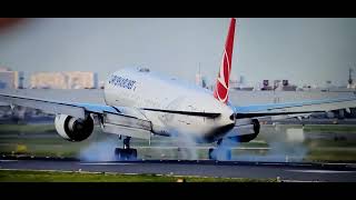 Aeroplanes taking off and landing at Toronto Airport  Part 3 [upl. by Lleval]