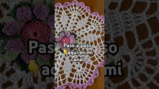 Carpetaposa plato tejido a crochet crochet ganchillo tejer diy [upl. by Chally223]