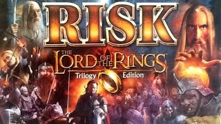 Ep 174 Risk Lord Of The Rings Trilogy Edition Board Game Review Hasbro 2003  How To Play [upl. by Ellynn]