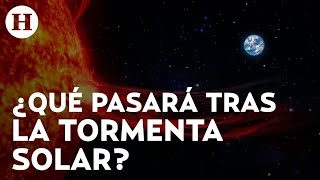 Tormenta solar  UNAM asegura que tras fenómeno magnético el sol ha entrado en fase de recuperación [upl. by Ayardna]