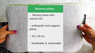 Unboxing  Blackroll ecologic recovery pillow  Made in Germany [upl. by Milak]