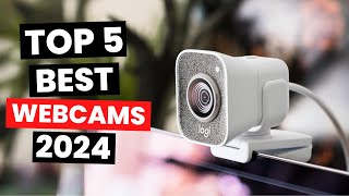 Top 5 Best Webcams 2024 [upl. by Ehctav]