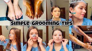 Simple Grooming Tips For Everyone To Look Beautiful Everyday😍 [upl. by Arbmahs285]