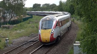 Longest Day Diversions Train Variety on the Newcastle amp Carlisle and Carlisle Station 21 June 23 [upl. by Marden462]