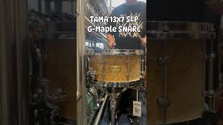 TAMA 13x7 SLP GMaple Snare  Sound Demo tstdrumroom SnareTuesday [upl. by Yelrac]