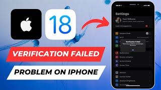 How to Fix Verification Failed Problem On iPhone [upl. by Ellinnet]