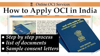 How to Apply OCI in INDIA  STEP BY STEP PROCESS  FRRO  NEW 2021 [upl. by Lednam531]