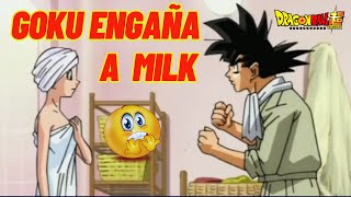 Goku engaño a Millk dragonball dragonballsuper goku drangonball comics dragonbalfans [upl. by Kokoruda]