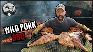 WILD PIG HUNTING AND WHOLE HOG BBQ [upl. by Balduin462]