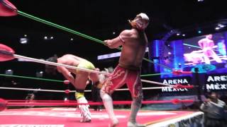 LUCHA ESTELAR VIERNES 15 ENERO DEL 2016 CMLL 4 [upl. by Aikemet]