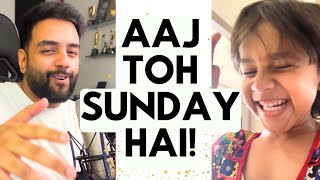 AAJ TOH SUNDAY HAI  Yashraj Mukhate  Dialogue wit beat using Ai 🤖 The Sunday Anthem [upl. by Gurolinick]