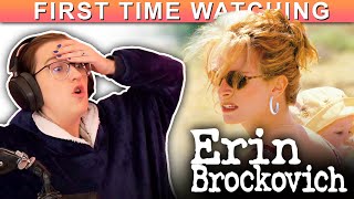 FIRST TIME WATCHING ERIN BROCKOVICH 2000   movie reaction [upl. by Ardene501]