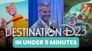 All the Disney World news from Destination D23 in under 5 minutes [upl. by Weider]