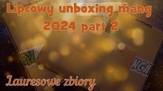 Lipcowy unboxing mang 2024 part 2 [upl. by Enautna]