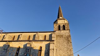 Cloches église StGirons de StGirons 09  Sonnerie partielle [upl. by Lednahs542]