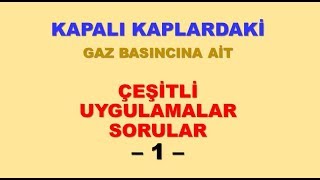 10Sınıf kapalı kaplarda gaz basıncı 1 soru çözümleri sınavlara hazırlık okula yardımcı [upl. by Lledra]