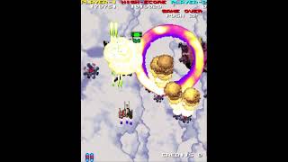 Arcade Longplay Nebulas Ray 1994 Namco Full Game Batocera [upl. by Yllil]