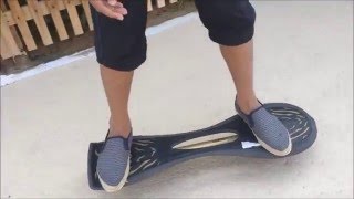 How to ride a oxelo waveboard [upl. by Grimbal]