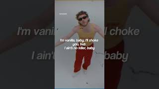 Im Vanilla Baby  Jack Harlow  Lovin On Me Lyrics shorts [upl. by Arol915]