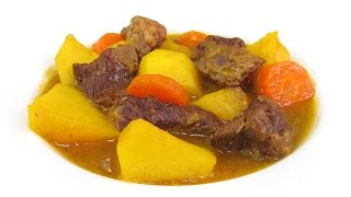 Estofado de Carne de Ternera con Patatas [upl. by Nylyaj]