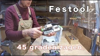 Timmertip 1118 Verstekzool WT PS420 Festool [upl. by Ordep199]