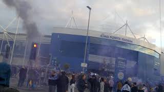 LEICESTER FA CUP WIN Fan Reaction at the King Power Stadium [upl. by Imoen]