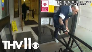 Inmate jumps out of wheelchair and runs away from police [upl. by Evan]