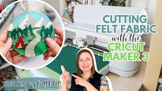 Cutting Felt with the Cricut Maker 3 for Beginners Rotary Blade Tutorial [upl. by Juieta]